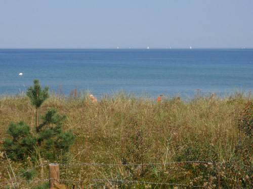 Beach and resort area close to Hohenkirchen.